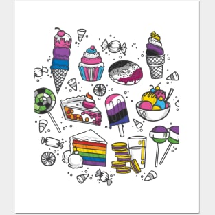 Sweet Pride Flags Posters and Art